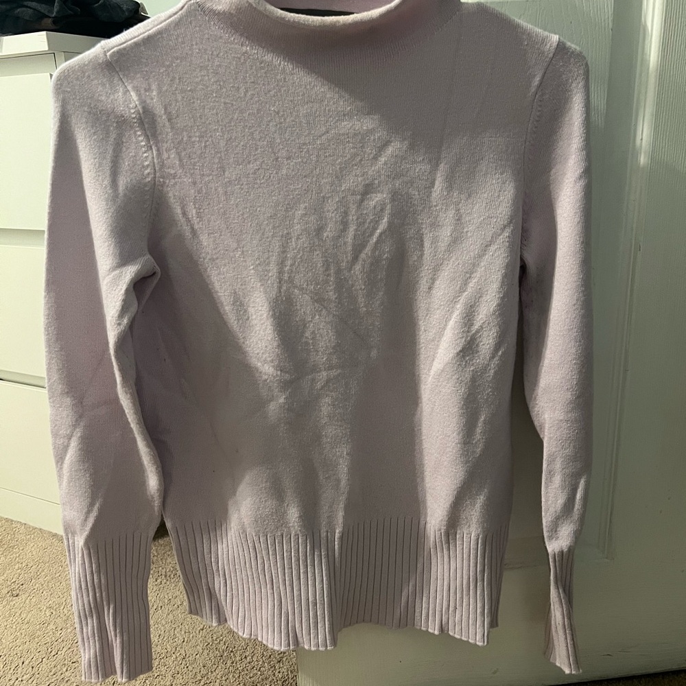 Women's Lavender Sweater - Picture 2 of 3